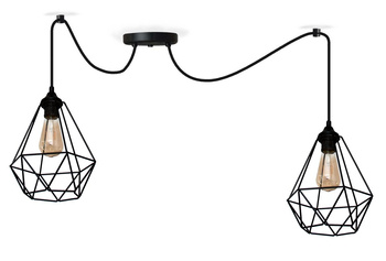 Lampa wisząca PAJĄK DRUCIAK DIAMOND 2 duży