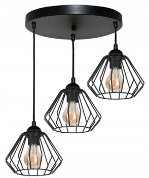 Lampa wisząca WIRE 3 koło
