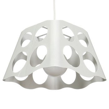 Lampa wisząca CLEO 1 TRAPEZ biała