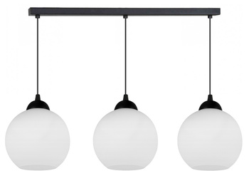 Lampa wisząca GLASS OWAL MLECZNA 3