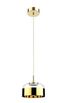 Lampa wisząca PRIMO 1 gold średnia
