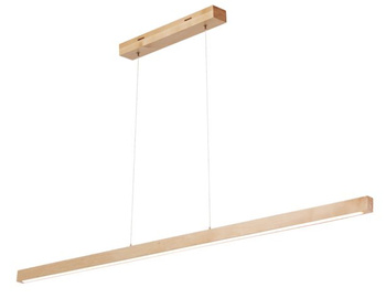 Lampa wisząca SMALL 1 LED 120 brzoza drewniana