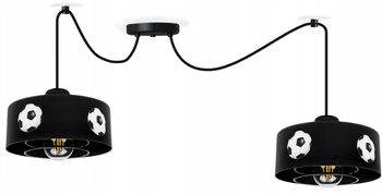 Lampa wisząca PAJĄK MUNDIAL SPIRO 2 czarna
