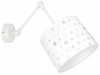 Kinkiet GWIAZDKI BIAŁE na przegubach 1