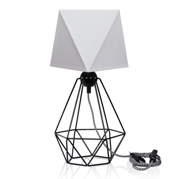 Lampa stołowa DIAMOND 3D 1 biały