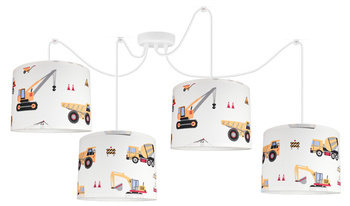 Lampa wisząca PAJĄK KOPARKI 4