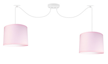 Lampa wisząca ABAŻUR PINK 2 pająk