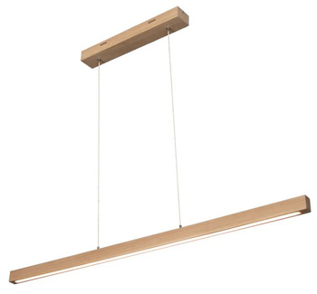 Lampa wisząca SMALL 1 LED 100 dąb drewniana