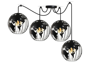 Lampa wisząca PAJĄK GLOBUS 4