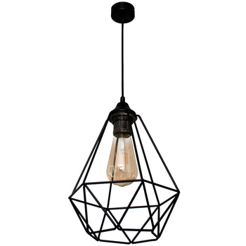 Lampa wisząca DIAMOND 1 czarny duży