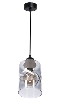 Lampa wisząca LOFT SZKŁO 1 grafit