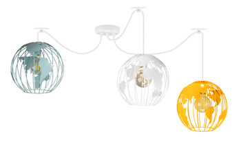 Lampa wisząca PAJĄK GLOBUS 3
